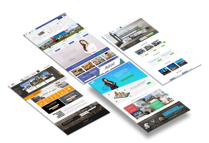 Real Estate Agent Website Design:Adroit